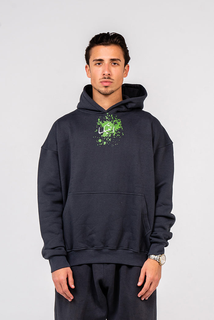 The Charcoal Nefertiti Hoodie