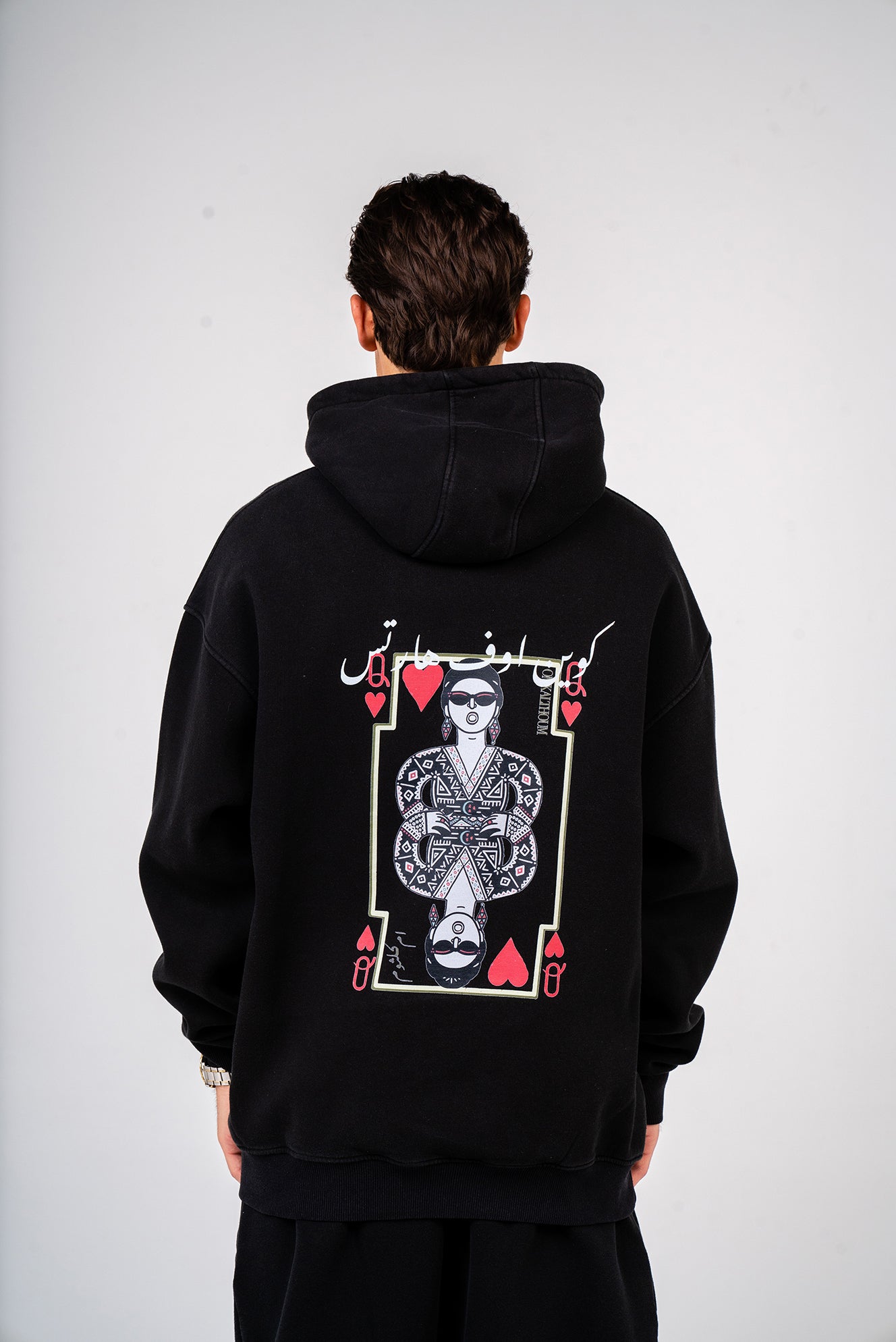 The Black Queen of Hearts Hoodie
