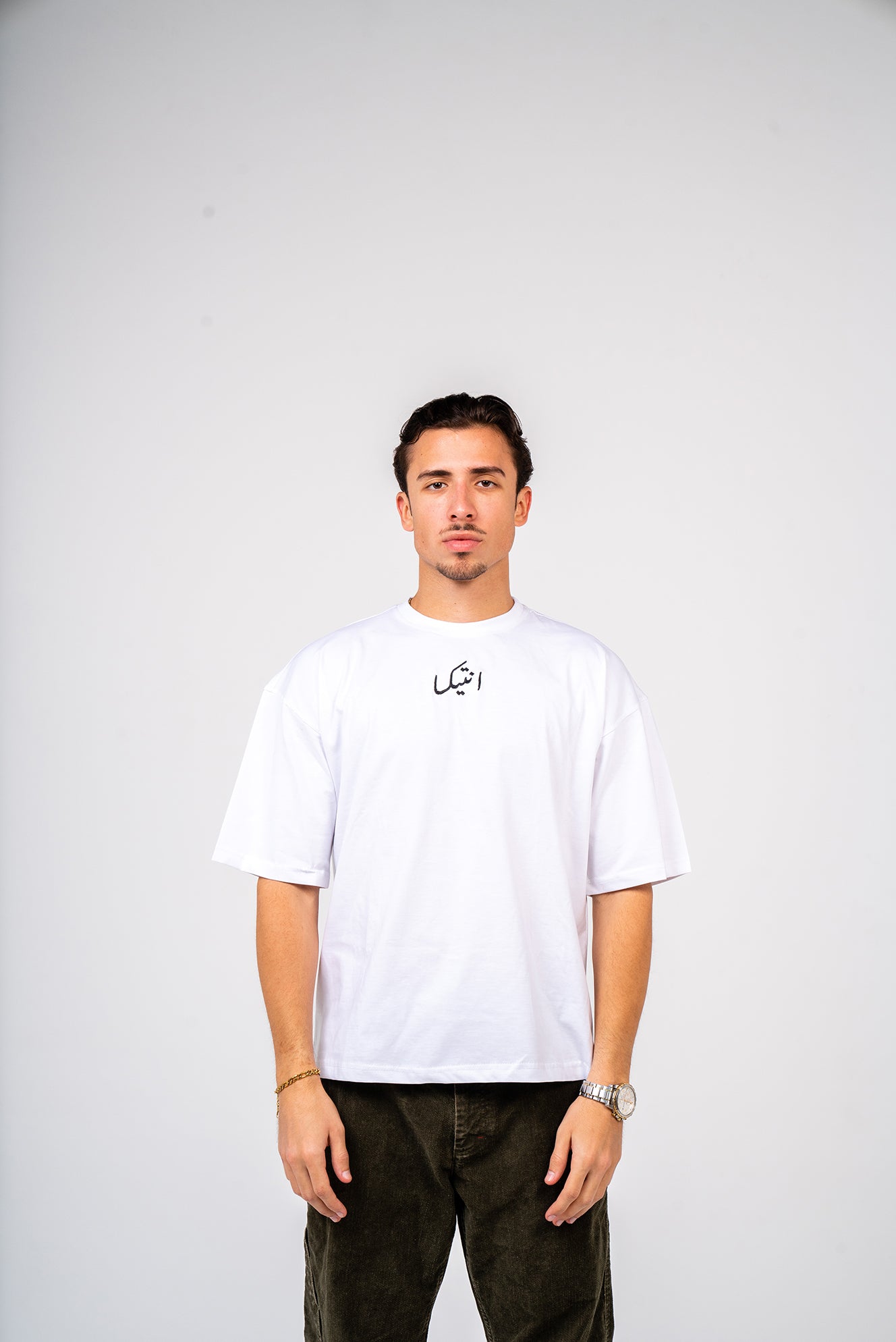 White Malek Farouk Tee