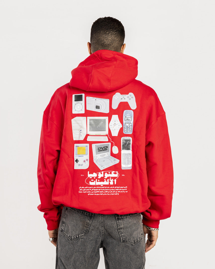 Red Alfenat Technology Hoodie