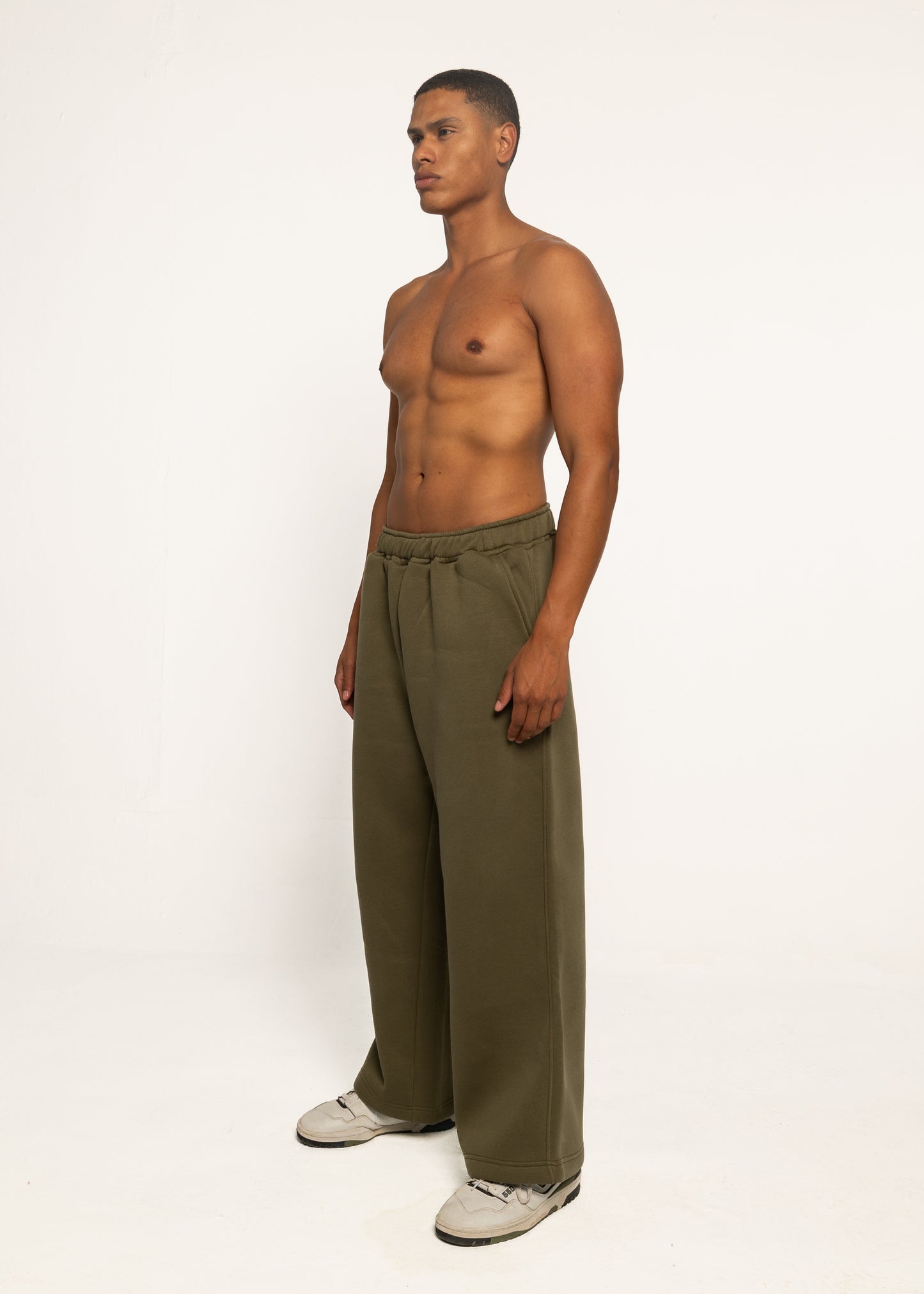 Olive Wide Leg Pants