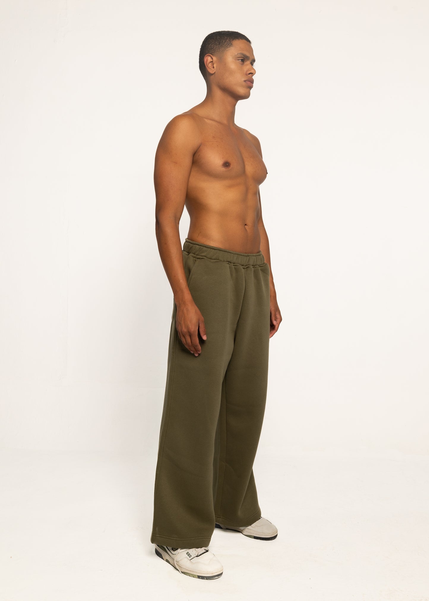 Olive Wide Leg Pants