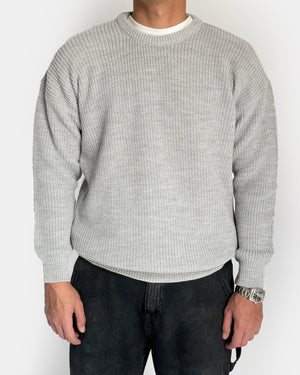 Grey Knitted Sweater